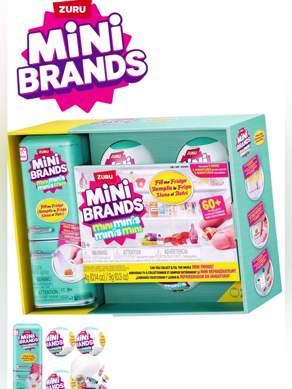 ZURU MINI BRANDS “Fill the Fridge” Set